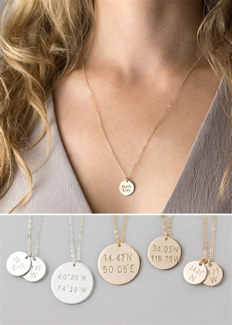 latitude longitude jewelry|gold coordinates necklace.